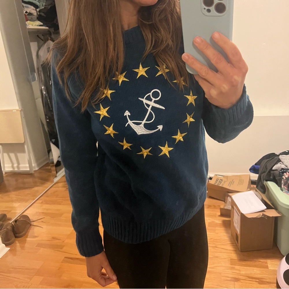 Nautical star ensign sweater